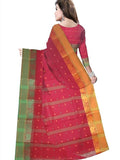 Pradip Fabrics Woven Tant Cotton Blend Saree