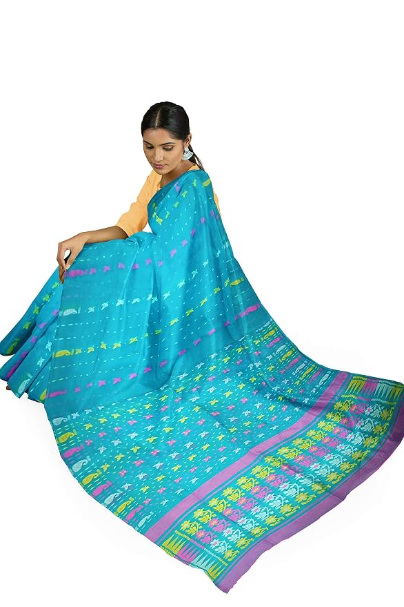 Pradip Fabrics Ethnic Women's Tant Silk Saree