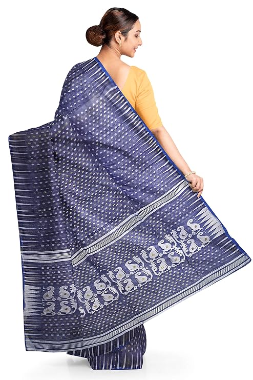 Pradip Fabrics Ethnic Women's Tant Jamdani Saree