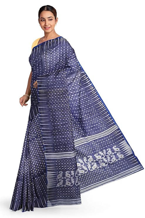 Pradip Fabrics Ethnic Women's Tant Jamdani Saree