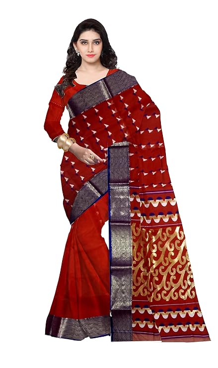 Pradip Fabrics Woven Handloom Silk Blend Saree