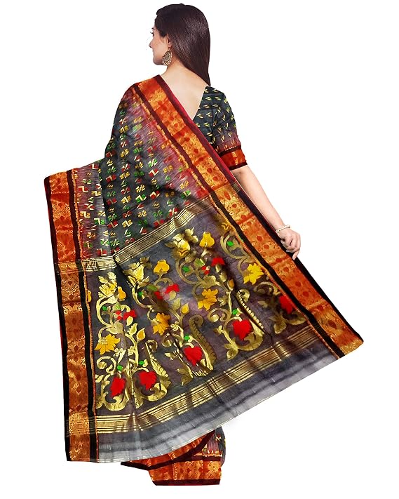 Pradip Fabrics Woven Bollywood Silk Blend Saree