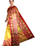 Pradip Fabrics Ethnic Women's Tant Silk Saree