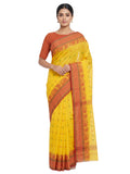 Pradip Fabrics Woven Tant Cotton Blend Saree