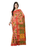 Pradip Fabrics Self Design Handloom Silk Blend Saree