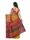 Pradip Fabrics Self Design Handloom Silk Blend Saree