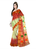 Pradip Fabrics Woven Tant Silk Blend Saree 