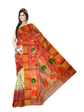 Pradip Fabrics Woven Tant Silk Blend Saree 