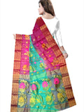 Pradip Fabrics Woven Tant Silk Blend Saree 