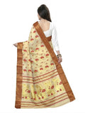 Pradip Fabrics Woven Tant Tussar Silk Saree