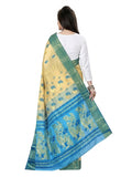 Pradip Fabrics Woven Tant Tussar Silk Saree