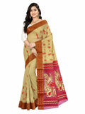 Pradip Fabrics Woven Tant Tussar Silk Saree