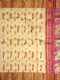 Pradip Fabrics Woven Tant Tussar Silk Saree