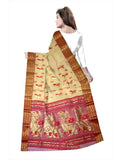 Pradip Fabrics Woven Tant Tussar Silk Saree