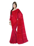 Pradip Fabrics Self Design Bollywood Silk Blend Saree