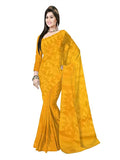 Pradip Fabrics Self Design Bollywood Silk Blend Saree
