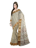 Pradip Fabrics Ethnic Women's Tant Tussar Silk  Saree.