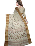 Pradip Fabrics Ethnic Women's Tant Tussar Silk  Saree.