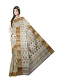 Pradip Fabrics Ethnic Women's Tant Tussar Silk  Saree.