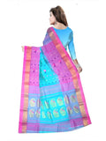 Pradip Fabrics Woven Tant Silk Blend Saree
