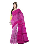 Pradip Fabrics Printed Tant Silk Blend Saree 