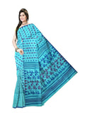 Pradip Fabrics Printed Tant Silk Blend Saree 