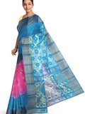 Pradip Fabrics Ethnic Women's Tant Silk Saree