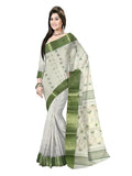 Pradip Fabrics Ethnic Women's Tant Cotton Silk Saree