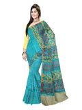 Pradip Fabrics Printed Tant Silk Blend Saree 