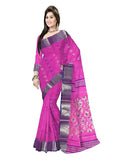 Pradip Fabrics Ethnic Women's Tant Cotton Silk Saree