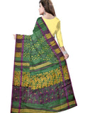 Pradip Fabrics Printed Tant Silk Blend Saree 