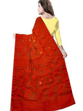 Pradip Fabrics Printed Tant Silk Blend Saree 