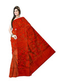 Pradip Fabrics Printed Tant Silk Blend Saree 