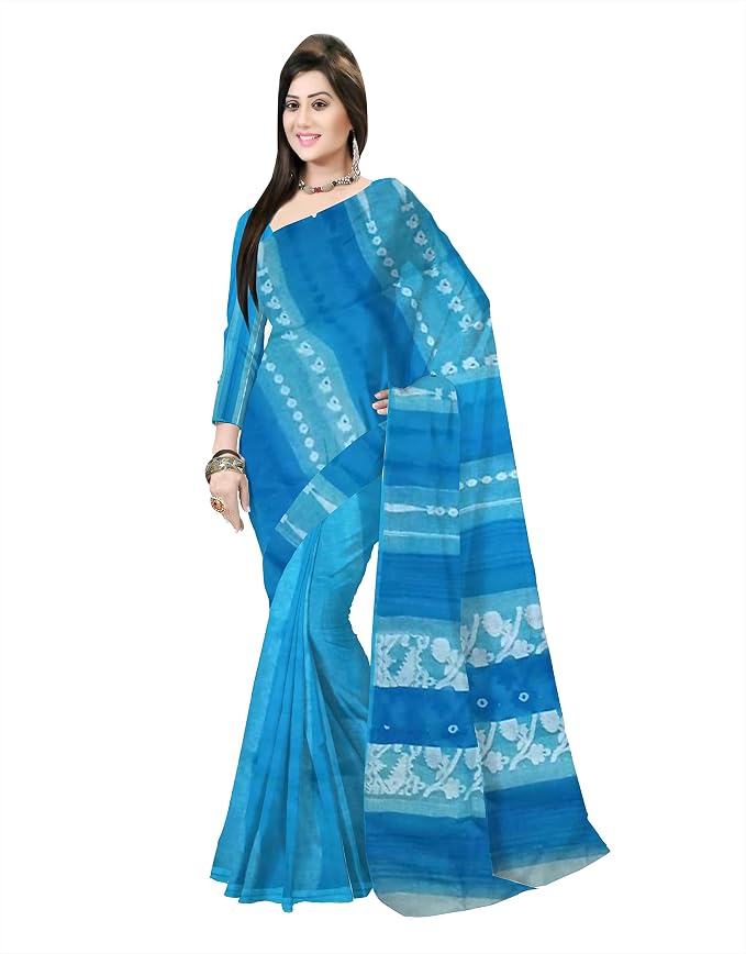 Pradip Fabrics Printed Bollywood Silk Blend Saree