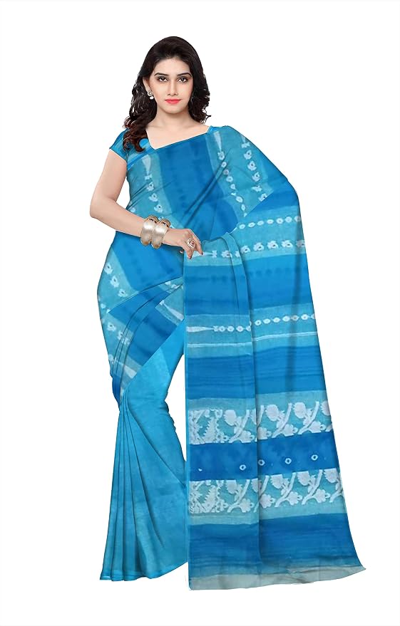 Pradip Fabrics Printed Bollywood Silk Blend Saree