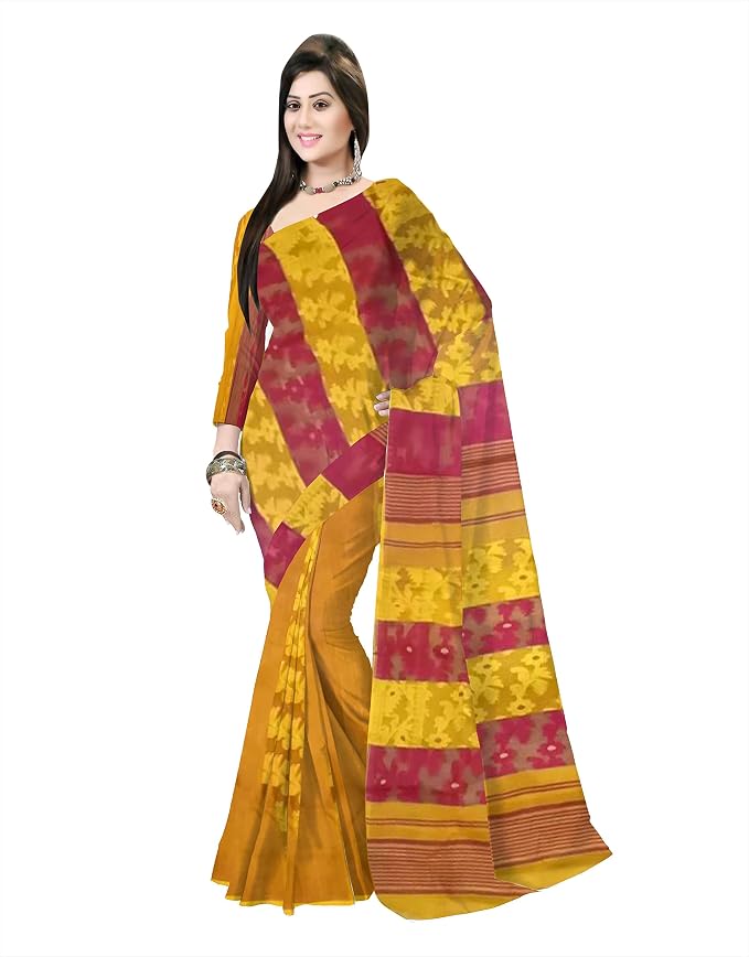 Pradip Fabrics Printed Bollywood Silk Blend Saree