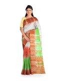 Pradip Fabrics Ethnic Women's Tant Silk Saree