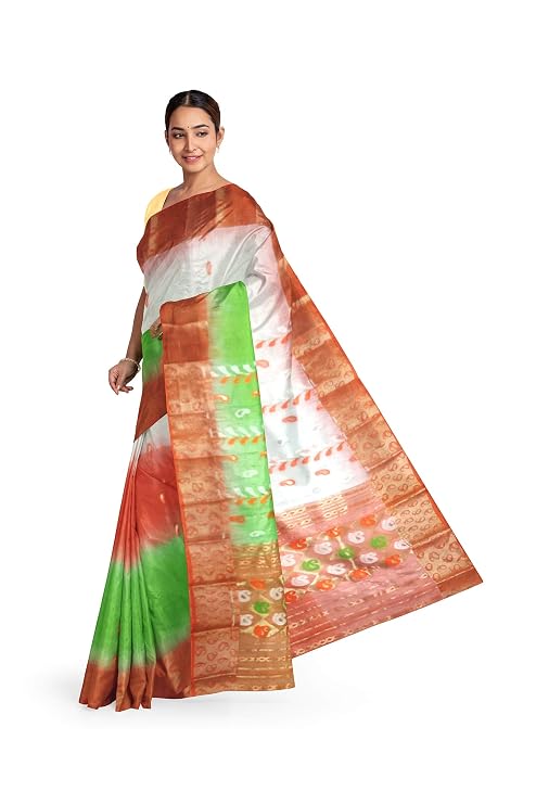 Pradip Fabrics Ethnic Women's Tant Silk Saree