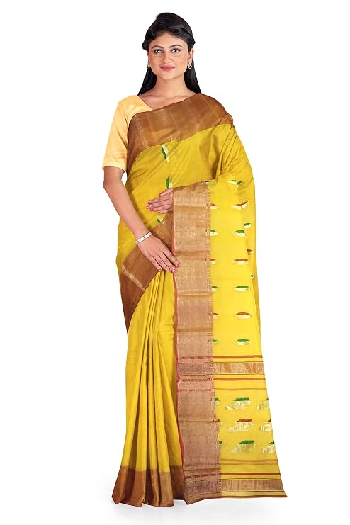 Pradip Fabrics Ethnic Women's Tant Cotton Saree