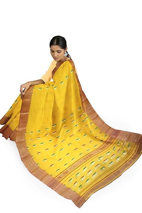 Pradip Fabrics Ethnic Women's Tant Cotton Saree