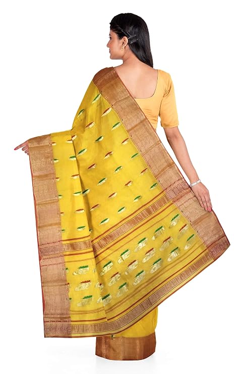Pradip Fabrics Ethnic Women's Tant Cotton Saree