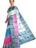 Pradip Fabrics Ethnic Women's Tant Silk Saree