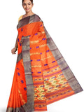 Pradip Fabrics Ethnic Women's Tant Cotton Saree
