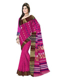 Pradip Fabrics Ethnic Women's Tant Cotton Silk Saree