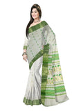 Pradip Fabrics Ethnic Women's Tant Cotton Silk Saree