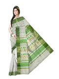 Pradip Fabrics Ethnic Women's Tant Cotton Silk Saree