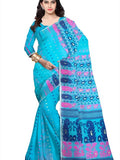 Pradip Fabrics Self Design Tant Silk Blend Saree
