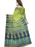 Pradip Fabrics Self Design Tant Silk Blend Saree