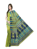 Pradip Fabrics Self Design Tant Silk Blend Saree