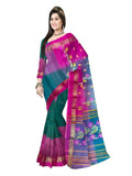 Pradip Fabrics Woven Tant Silk Blend Saree